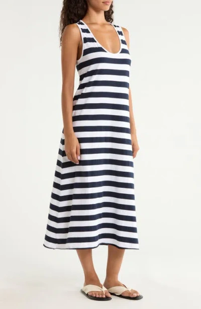 Frank & Eileen Dylan Stripe Tank Dress In Multi
