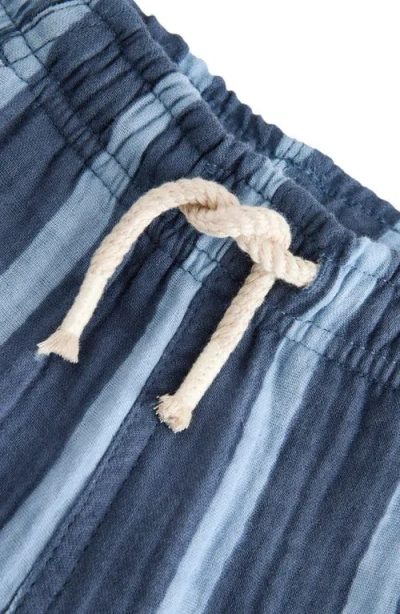Next Kids' Stripe Pull-on Shorts In Blue