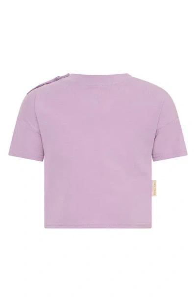 Tiny Tribe Core Stretch Cotton T-shirt In Purple