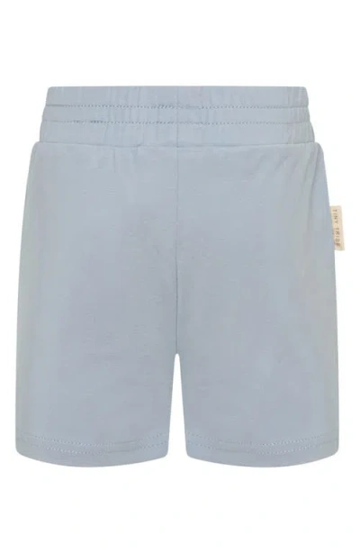 Tiny Tribe Core Stretch Cotton Shorts In Blue