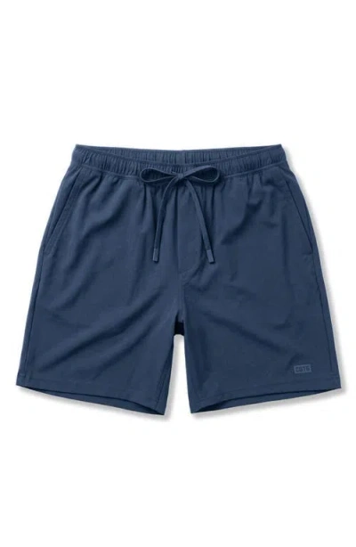 Cuts Crossover Performance Drawstring Shorts In Blue