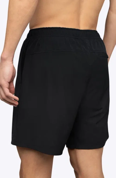 Cuts Crossover Performance Drawstring Shorts In Black