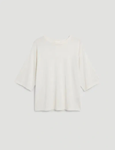 Hush Relaxed Knitted T-shirt In Multi