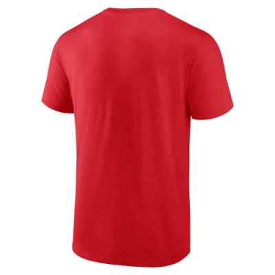 Logo Athletic Red Washington Nationals Official Logo T-shirt In Red