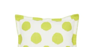 Carol & Frank Citron Dot Printed Accent Throw Pillow In Green