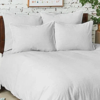 Carol & Frank Tate Boulder King Duvet Cover In White