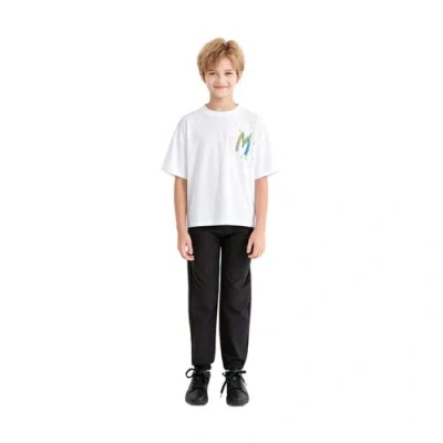 Moustache Graphic-print Oversized T-shirt In White