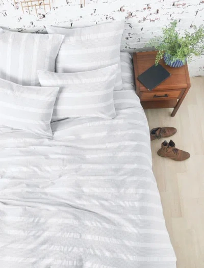 Carol & Frank Mason Queen Duvet Cover In White