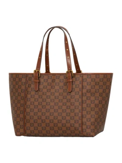 Gerard Darel Heritage Monogram Tote Bag In Pink