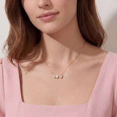 The Lovery Fine Jewelry Lab Grown Diamond Fancy Mix Bezel Necklace In Gold