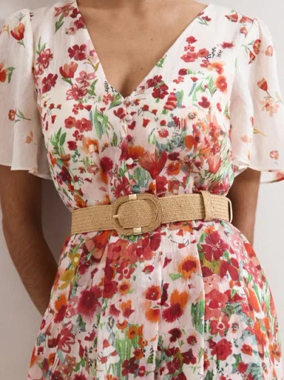 Phase Eight Petite Lovette Dress In White