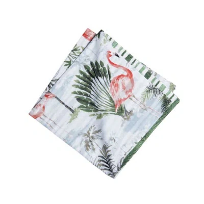 C & F Home C&f Home Flamingo Breeze Set Of 6 Cloth Napkins In Multi