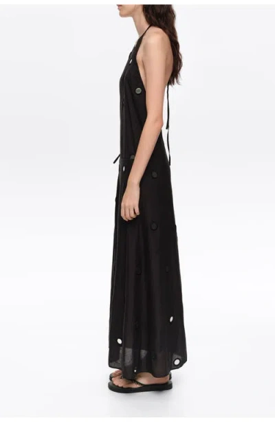 Bimba Y Lola Mirrored Halter-neck Sarong Dress In Multi