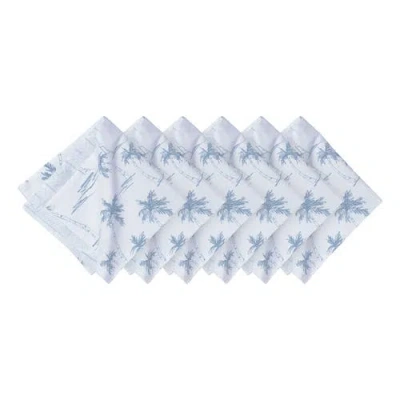 C & F Home C&f Home Blue Paradise Set Of 6 Cloth Napkins