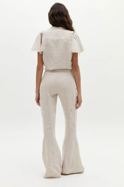 Lanhtropy Willow Linen Shirt In White