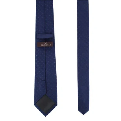 Trafalgar Best Dad Ever Novelty Silk Necktie In Blue