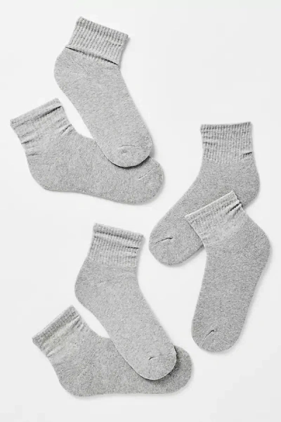 Daily Practice By Anthropologie Daily Practice Athletic Socks, Set Of 3 In Green