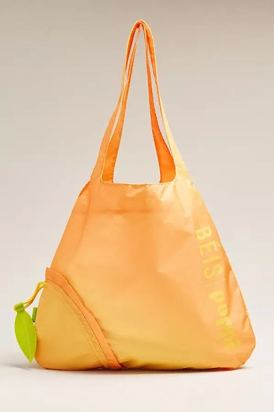Beis Béis X Poppi Reusable Shopping Tote In Orange