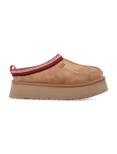 Ugg Tazz Suede Platform Mules In Multi