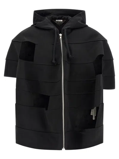 Comme Des Garçons Black Solid Hood Jacket In Black