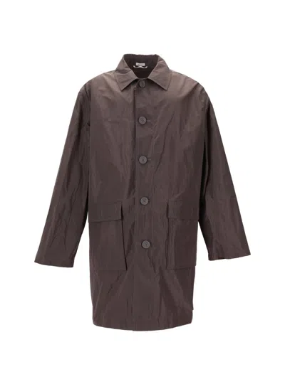 Thom Browne Versatile Packable Jacket Long Sleeves In Grey