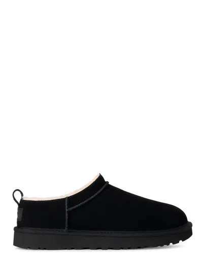 Ugg Low-cut Slip-on Boots With Plush Shearling Lining In Black