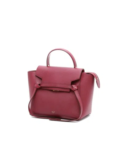 Celine Céline Micro Belt Bag In Red