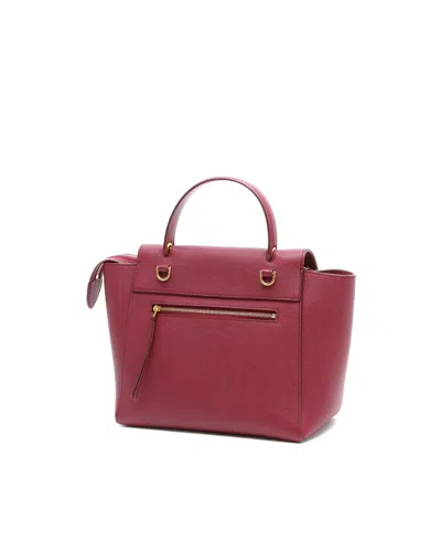 Celine Céline Micro Belt Bag In Red