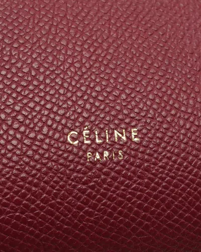Celine Céline Micro Belt Bag In Red
