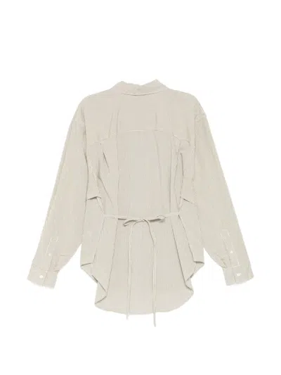 System Drawstring-waist Shirt In Multi
