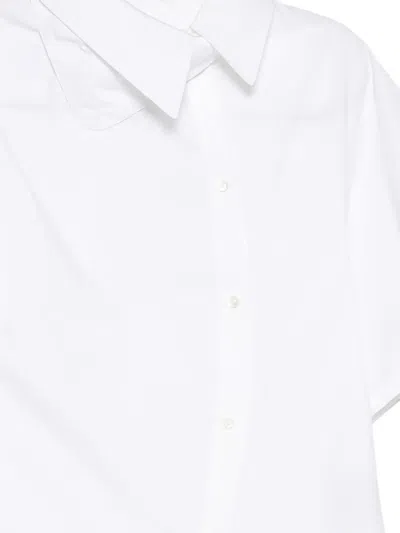 System Asymmetric Button-up Shirt In Multi