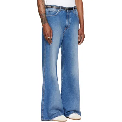 Lu'u Dan Blue Denim Phat Jeans In Blue