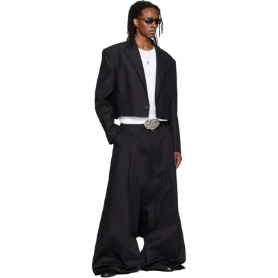 Lu'u Dan Slashed Blazer In Black