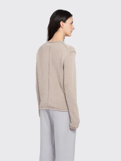 Amomento Paper Yarn Pullover In Gold