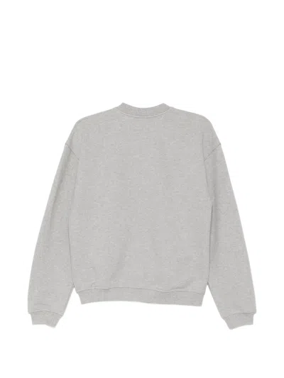 Low Classic Button-up Sweatshirt In Gray