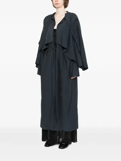 Ruohan Ulva Trench Coat In Blue
