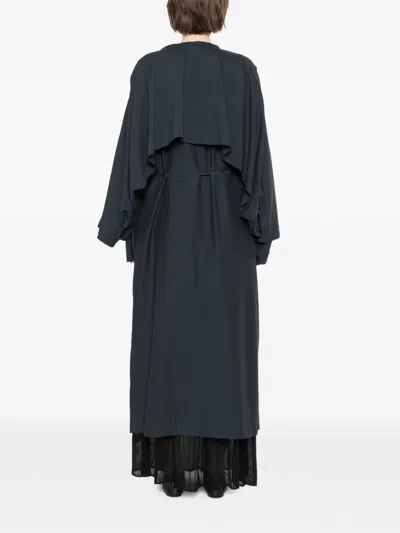 Ruohan Ulva Trench Coat In Blue