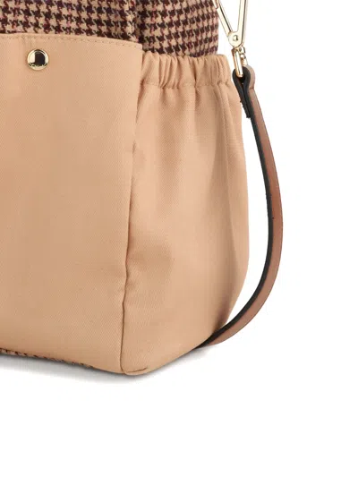 Chloé Houndstooth Checked Changing Bag Set In Brown