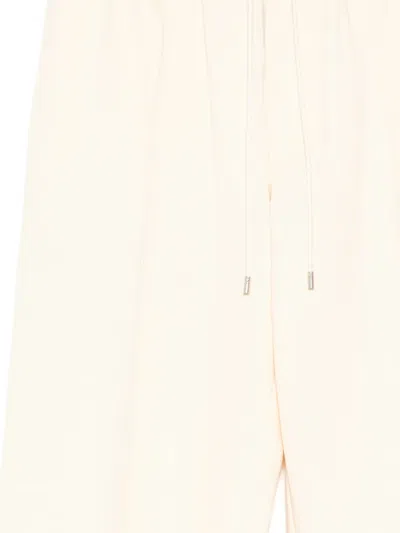 System Lined Track Pants In White