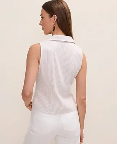 Ann Taylor Petite Sleeveless Flare Shirt