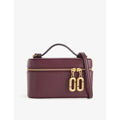 Marc Jacobs Womens Dark Port Scene Vanity Leather Top-handle Bag In Orange