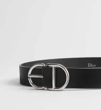 Dior Cd Belt In Black