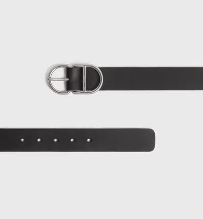 Dior Cd Belt In Black