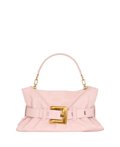 Balmain Medium Anthem Bag In Smooth Leather In Pink