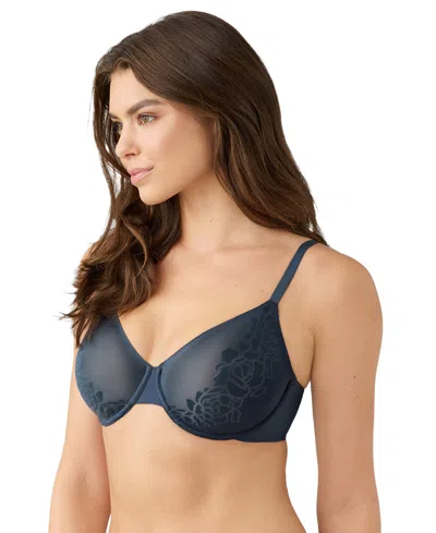 Wacoal Confidence Boost Underwire Bra In Blue