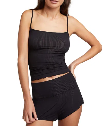 Negative Whipped Modal Cami Top In Black