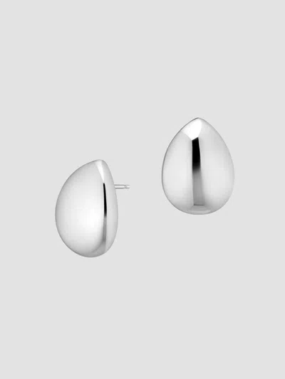 Oradina Sterling Silver Reflection Studs In Silver