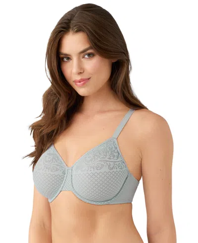 Wacoal Visual Effects Underwire Minimizer Bra In Gray