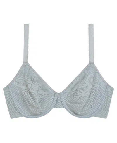 Wacoal Visual Effects Underwire Minimizer Bra In Gray