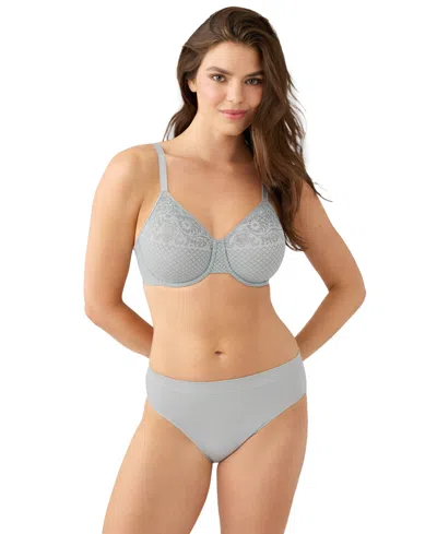 Wacoal Visual Effects Underwire Minimizer Bra In Gray